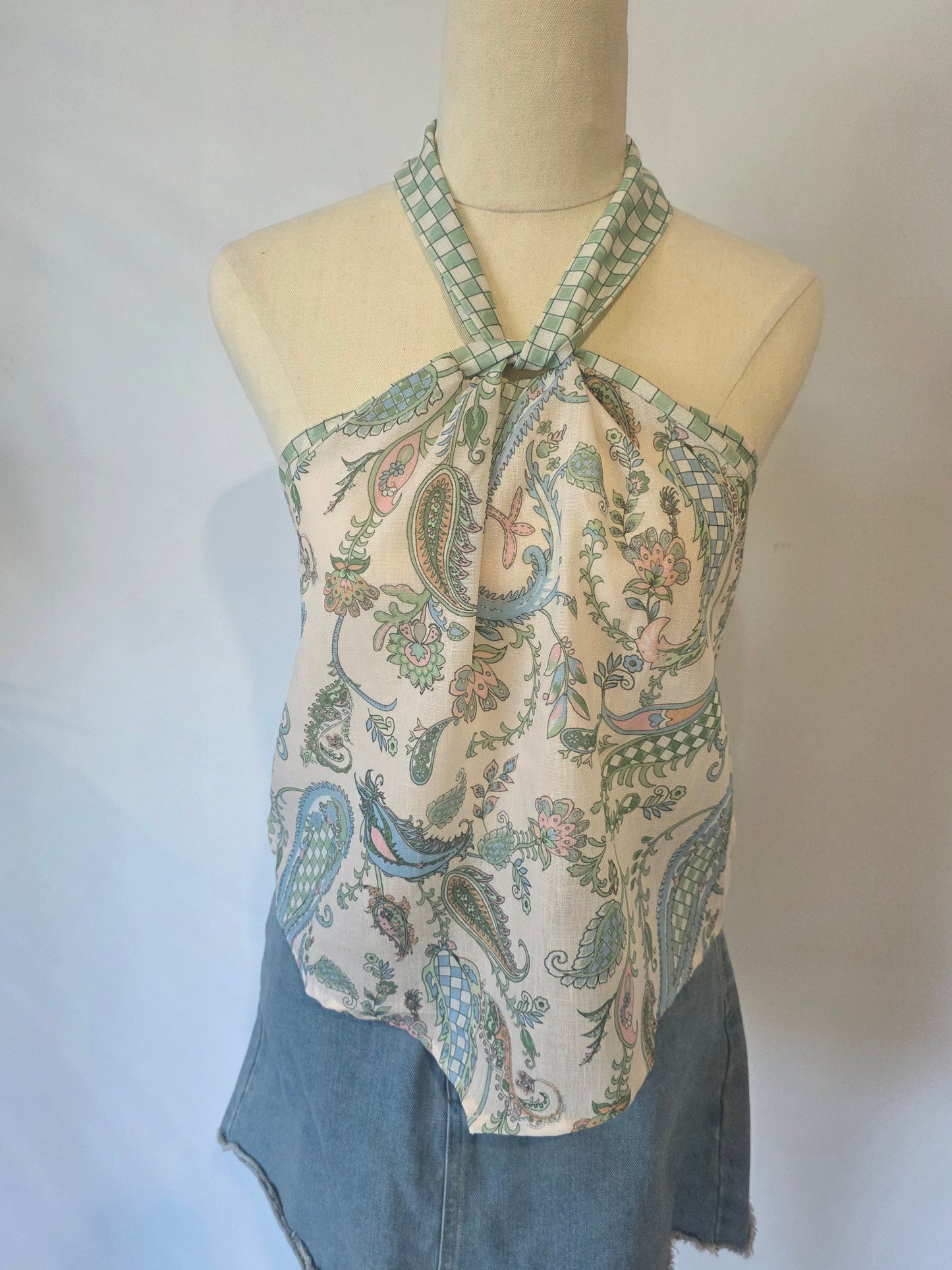 Paisley halter