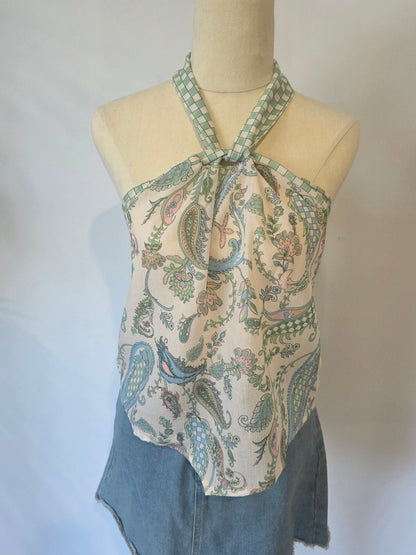 Paisley halter