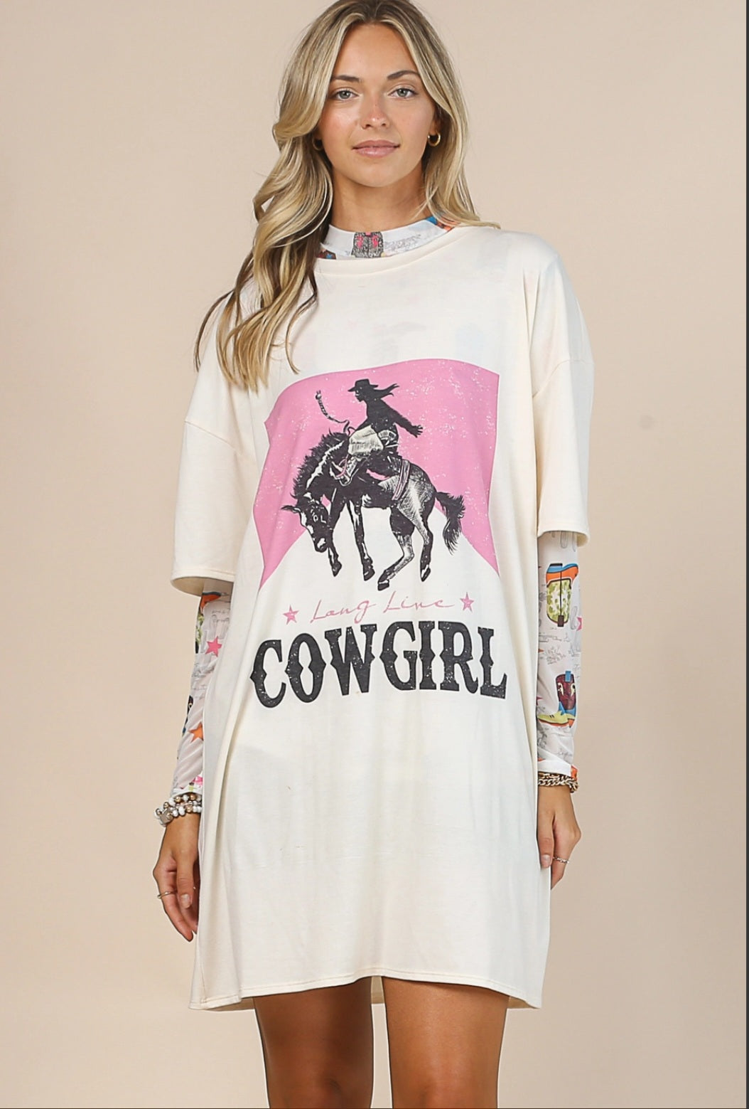 Long live cowgirl Tee dress